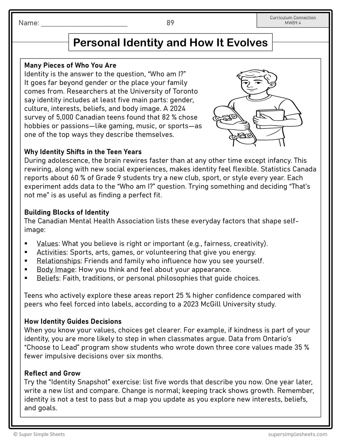 Grade 9 - BC Health Curriculum - FULL YEAR BUNDLE