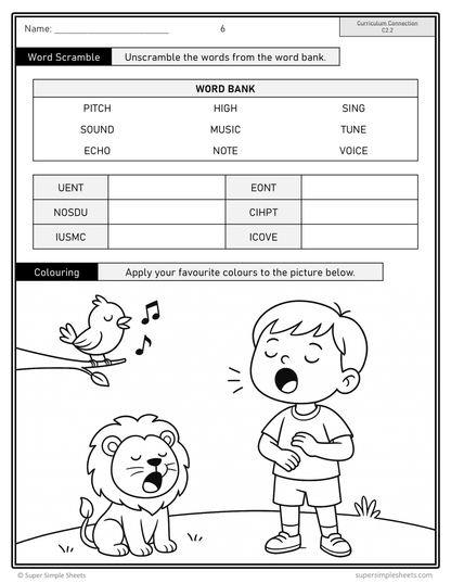 Ontario Arts Curriculum Grade 1 - Music