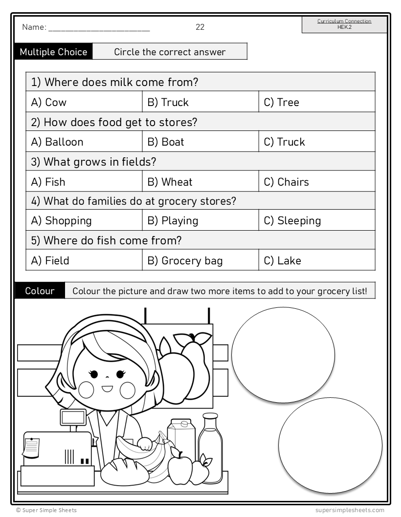 Kindergarten - Alberta Health and Wellness - Lessons/Workbook Mega Bundle