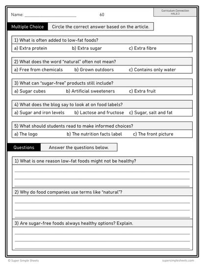 Grade 8 - BC Health Curriculum - FULL YEAR BUNDLE