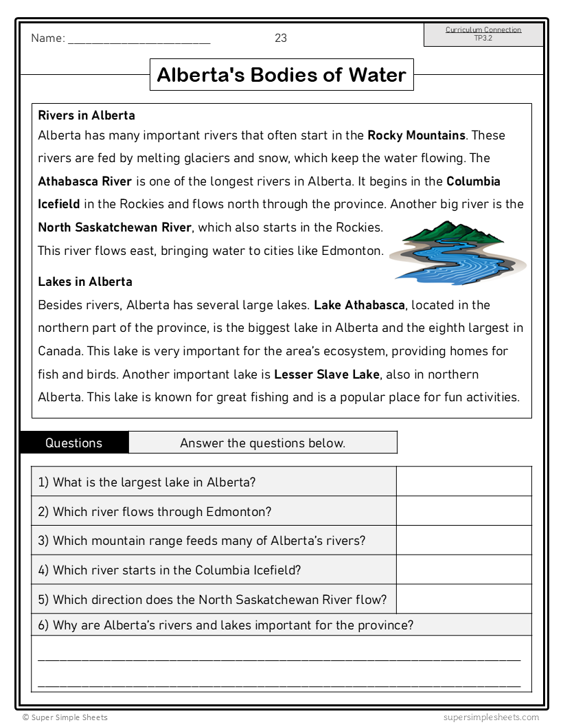 Grade 3 - Alberta 2025 New Social Studies Curriculum - FULL YEAR BUNDLE
