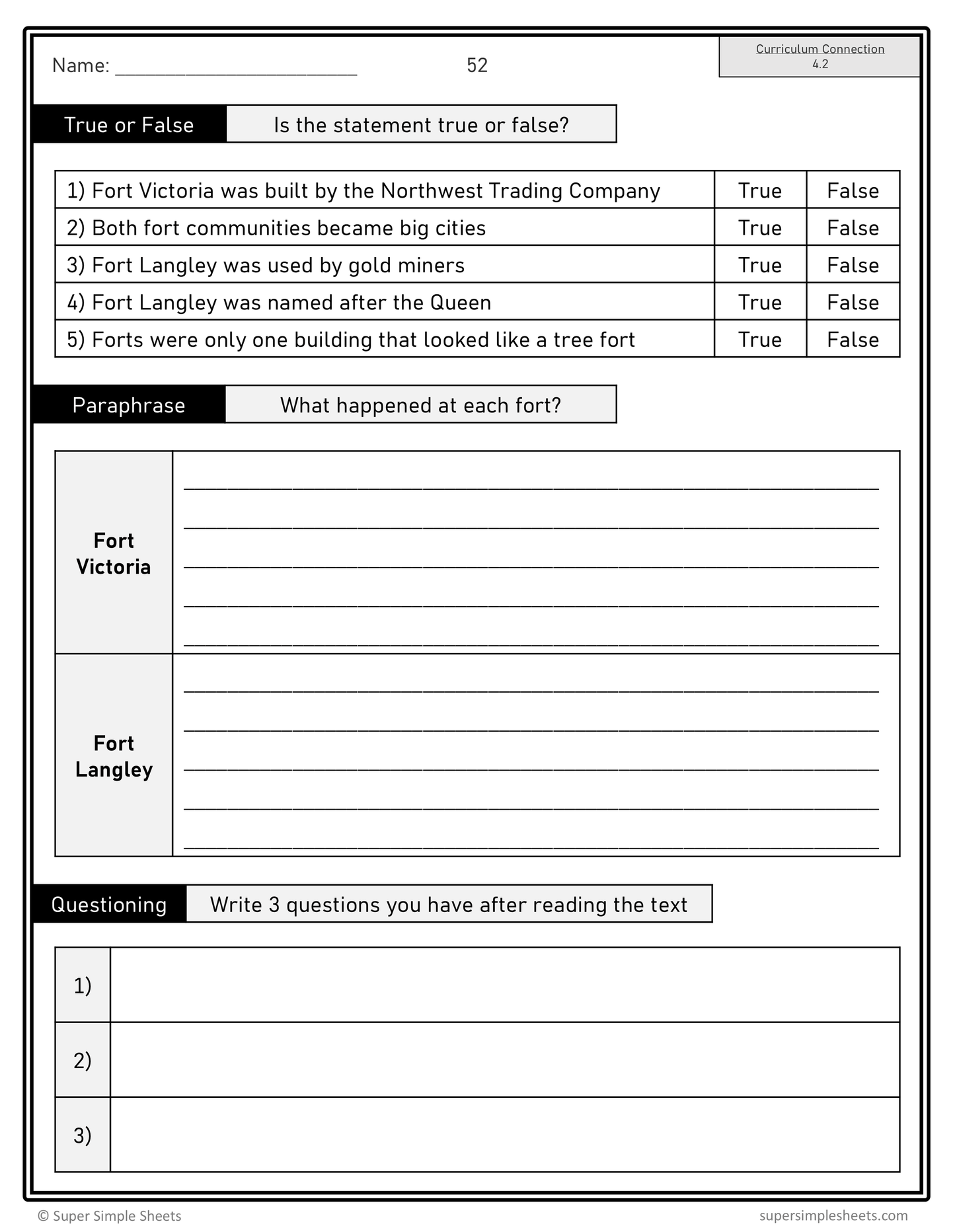 Grade 4 - BC Social Studies - Full Year Bundle - Updated in 2026