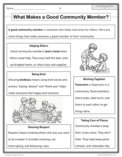 BC Grade 1 Social Studies - Full Year Bundle - Updated in 2026