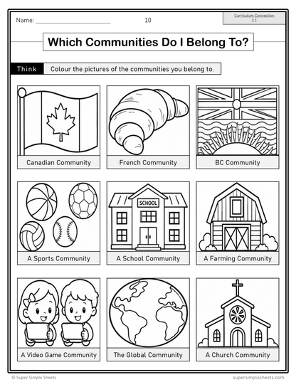 Grade 2 - BC Social Studies - Full Year Unit - Updated in 2026