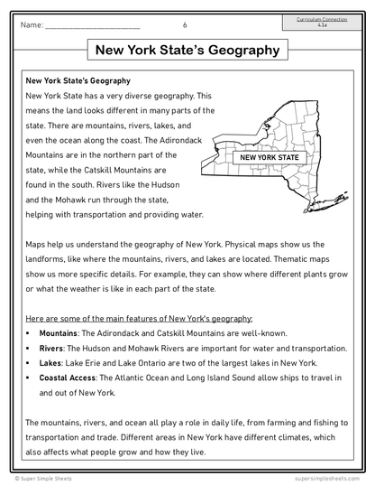 New York - Grade 4 Social Studies - FULL YEAR BUNDLE
