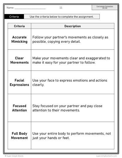 Manitoba Dramatic Arts Curriculum - Grade 5 - Drama unit