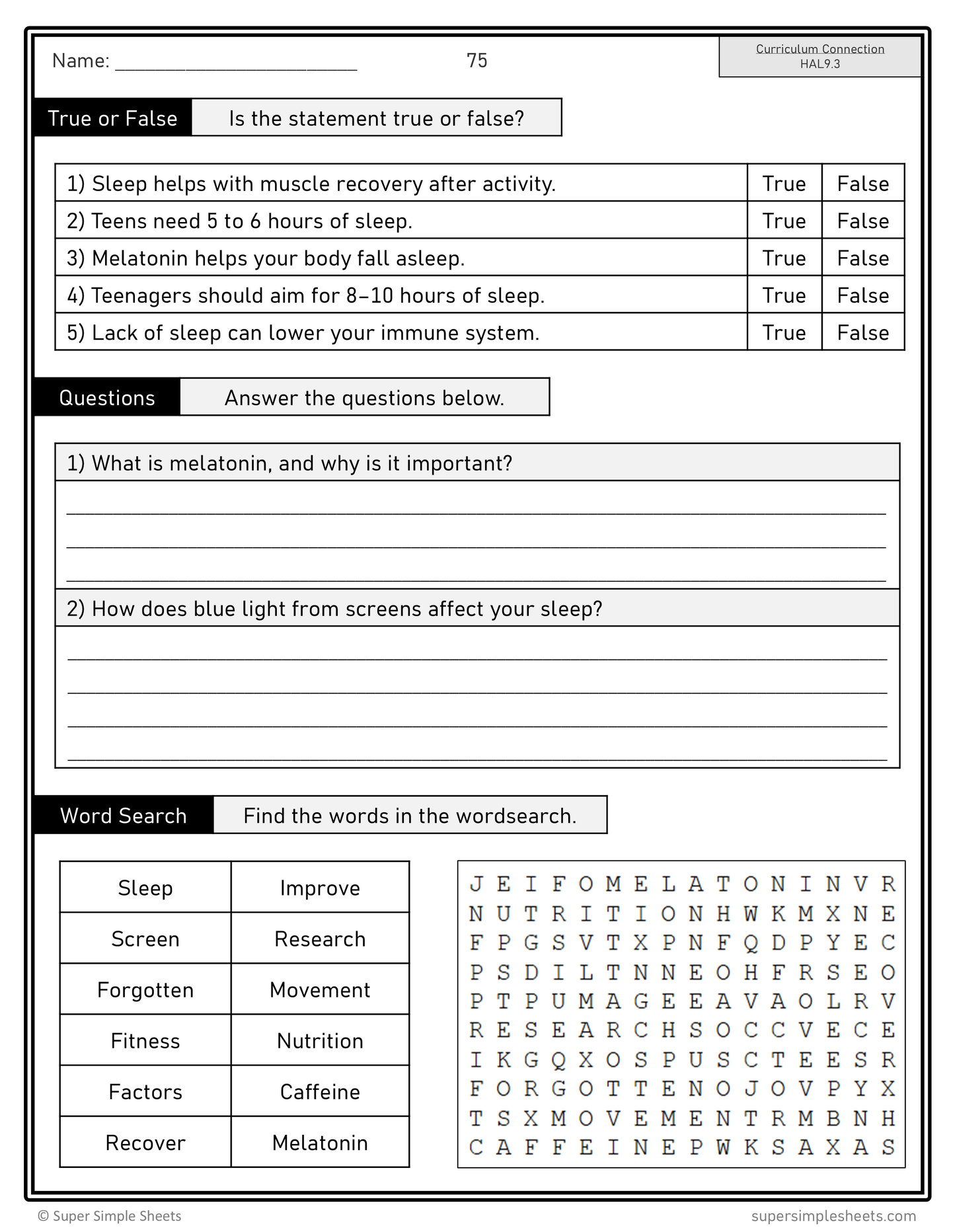 Grade 9 - BC Health Curriculum - FULL YEAR BUNDLE