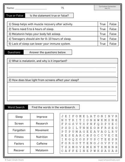 Grade 9 - BC Health Curriculum - FULL YEAR BUNDLE