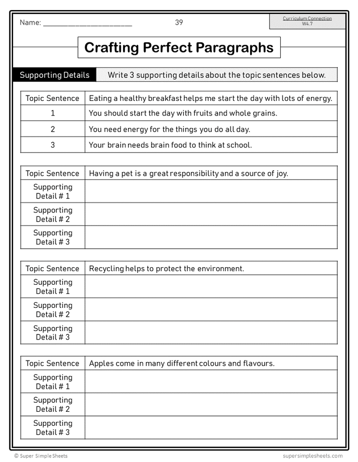 BC Grade 4 Language Arts ELA - FULL YEAR BUNDLE – Super Simple Sheets