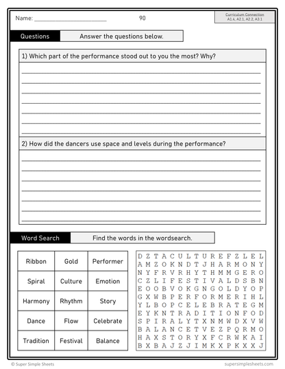 Grade 7 - Ontario The Arts Curriculum - FULL YEAR BUNDLE