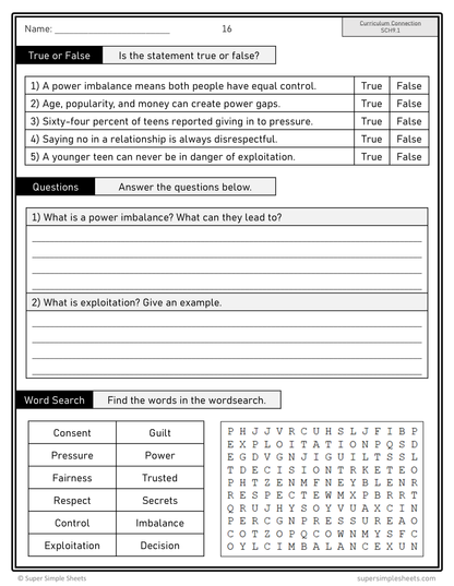 Grade 9 - BC Health Curriculum - FULL YEAR BUNDLE