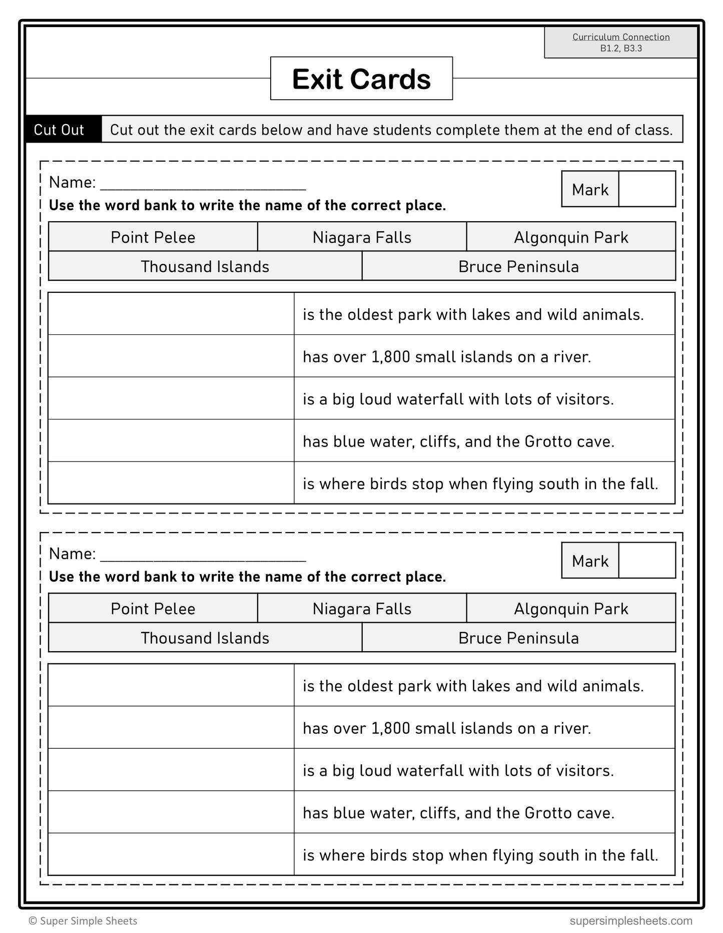 Ontario - Grade 3 - Social Studies - Lessons/Workbook Mega Bundle