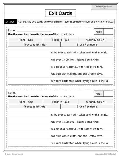 Ontario - Grade 3 - Social Studies - Lessons/Workbook Mega Bundle