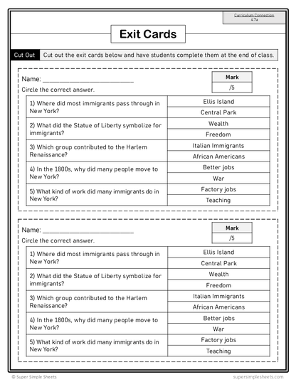 New York - Grade 4 Social Studies - FULL YEAR BUNDLE