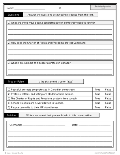 Grade 6 - Alberta - New Finalized 2025 Social Studies - FULL YEAR BUNDLE