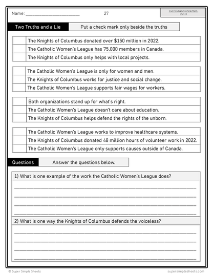 Ontario Catholic Religion - Grade 5 Full Year Bundle