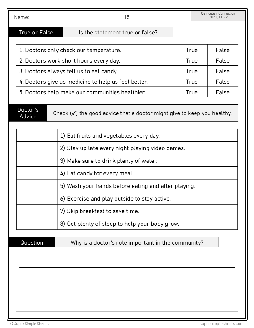 Alberta - Grade 2 - Health and Wellness - Lessons/Workbook Mega Bundle