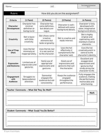 Ontario Arts Curriculum Grade 4 - Drama - Full Year Unit