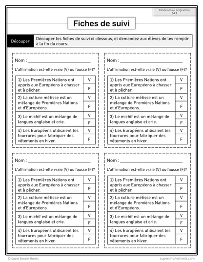 Alberta - Grade 4 Social Studies - French Immersion - FULL YEAR BUNDLE