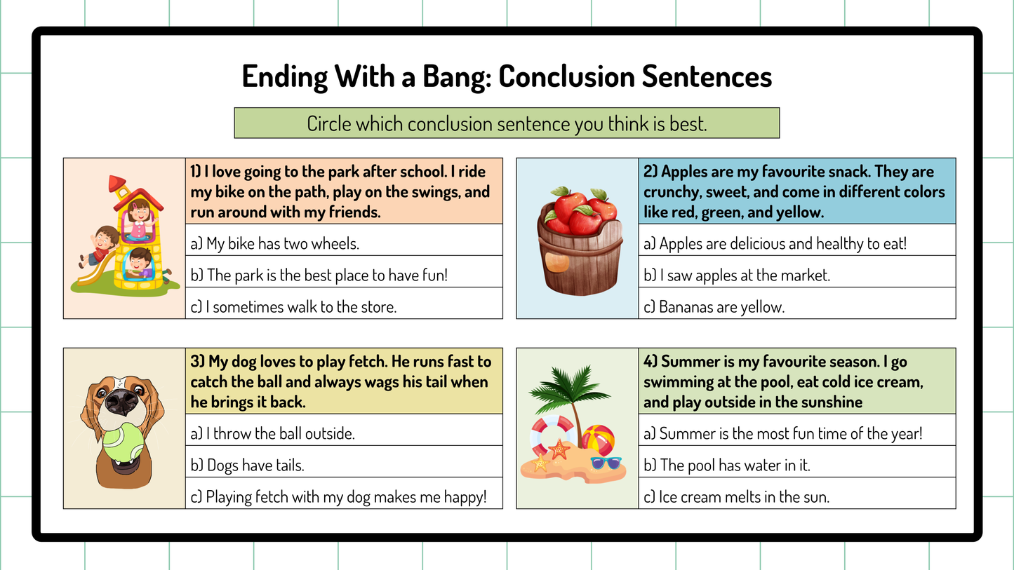 Grade 3 - Ontario Language - Google Lesson Slides - Full Year Bundle