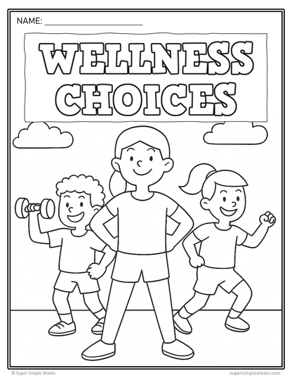 Grade 8 - Wellness Choices Unit - Alberta Health - Lessons/Workbook Bundle