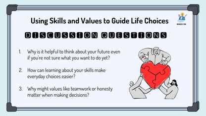 Grade 8 - Life Learning Choices Unit - Alberta Health - Lessons/Workbook Bundle