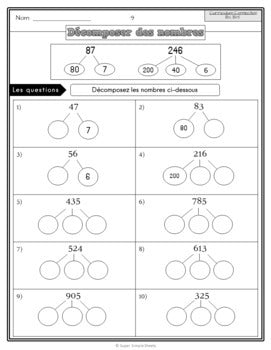 Grade 3 - Full Year Math Bundle - Ontario 2020 Curriculum - FRENCH VERSION