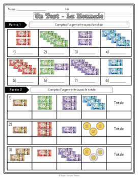 Grade 3 - Full Year Math Bundle - Ontario 2020 Curriculum - FRENCH VERSION