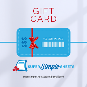 Super Simple Sheets Gift Card