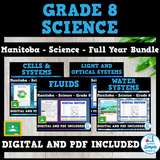 Science - Manitoba Grade 8 - FULL YEAR BUNDLE